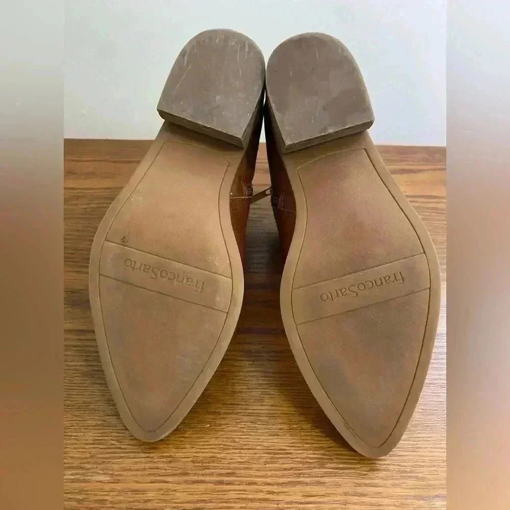 Franco sarto brown leather Lydia bootie - Picture 5 of 5